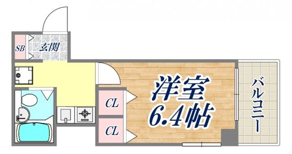 ダイアパレス神戸水木通の物件間取画像